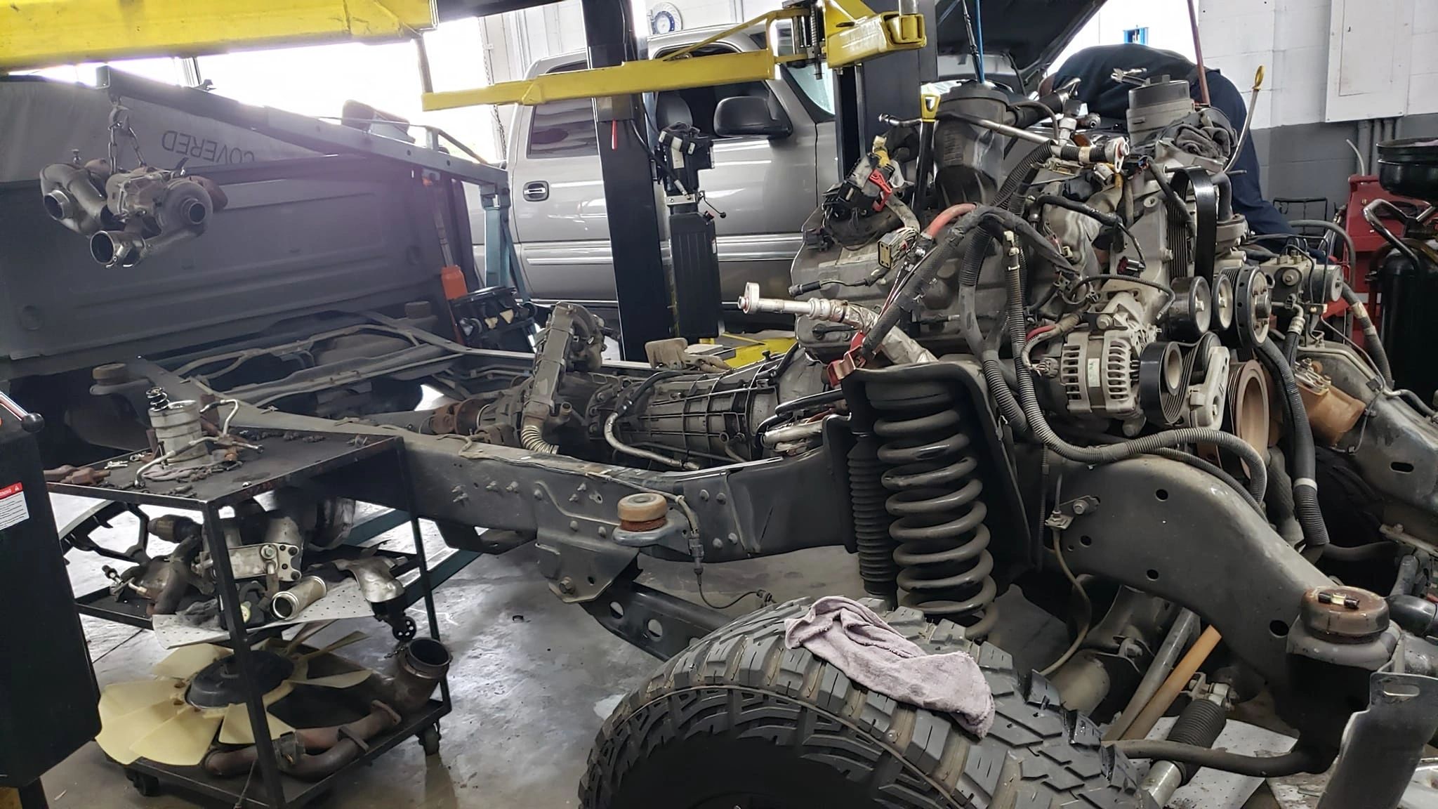 Vehicle Disassembled